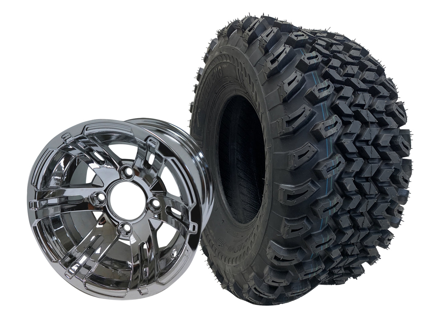 TR1003-WH1002 - 10 inch Bulldog Chrome