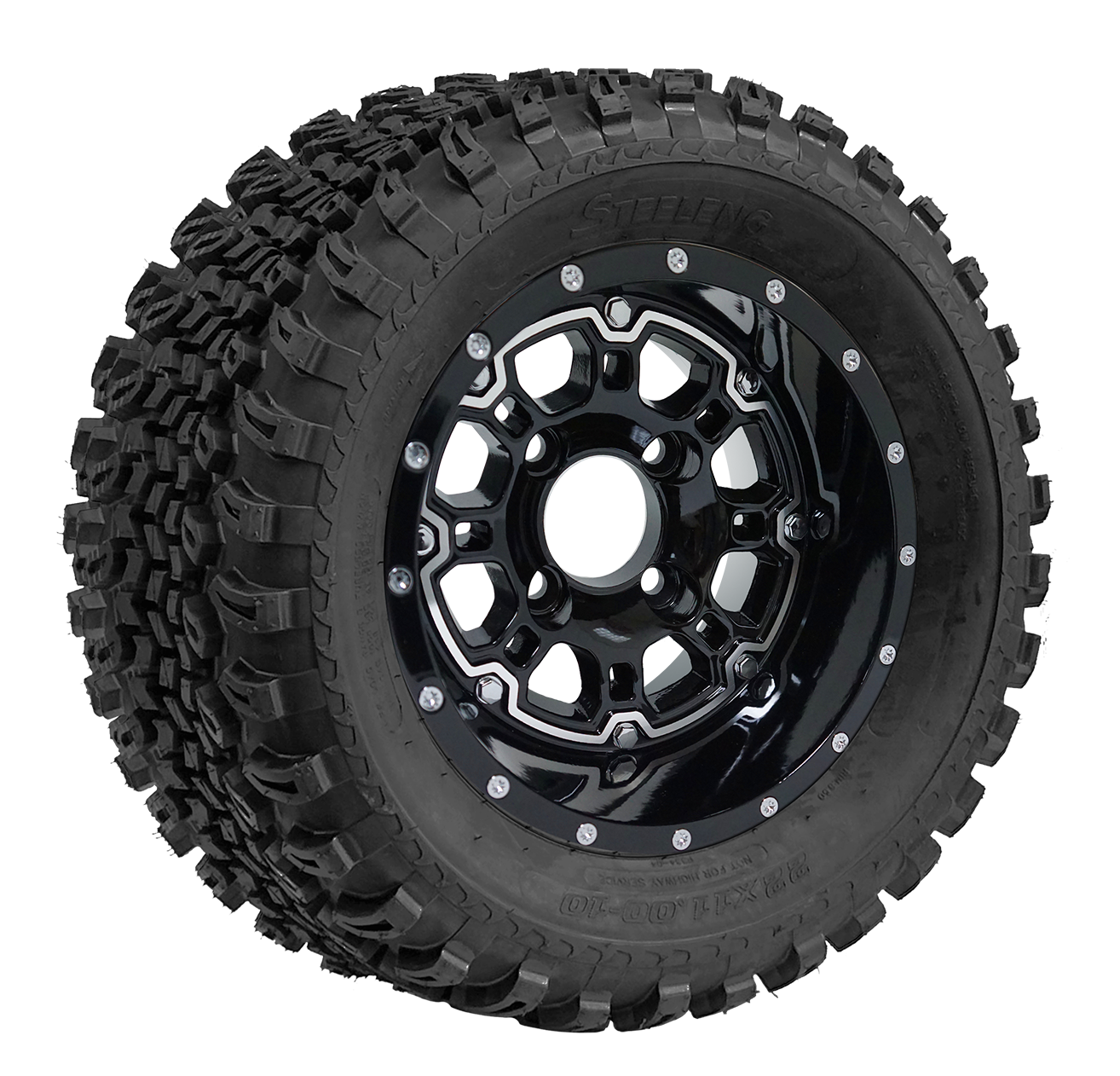 TR1005-WH1007 10 TIRE-22x11-10 AT 10 PANTHER-BLACK