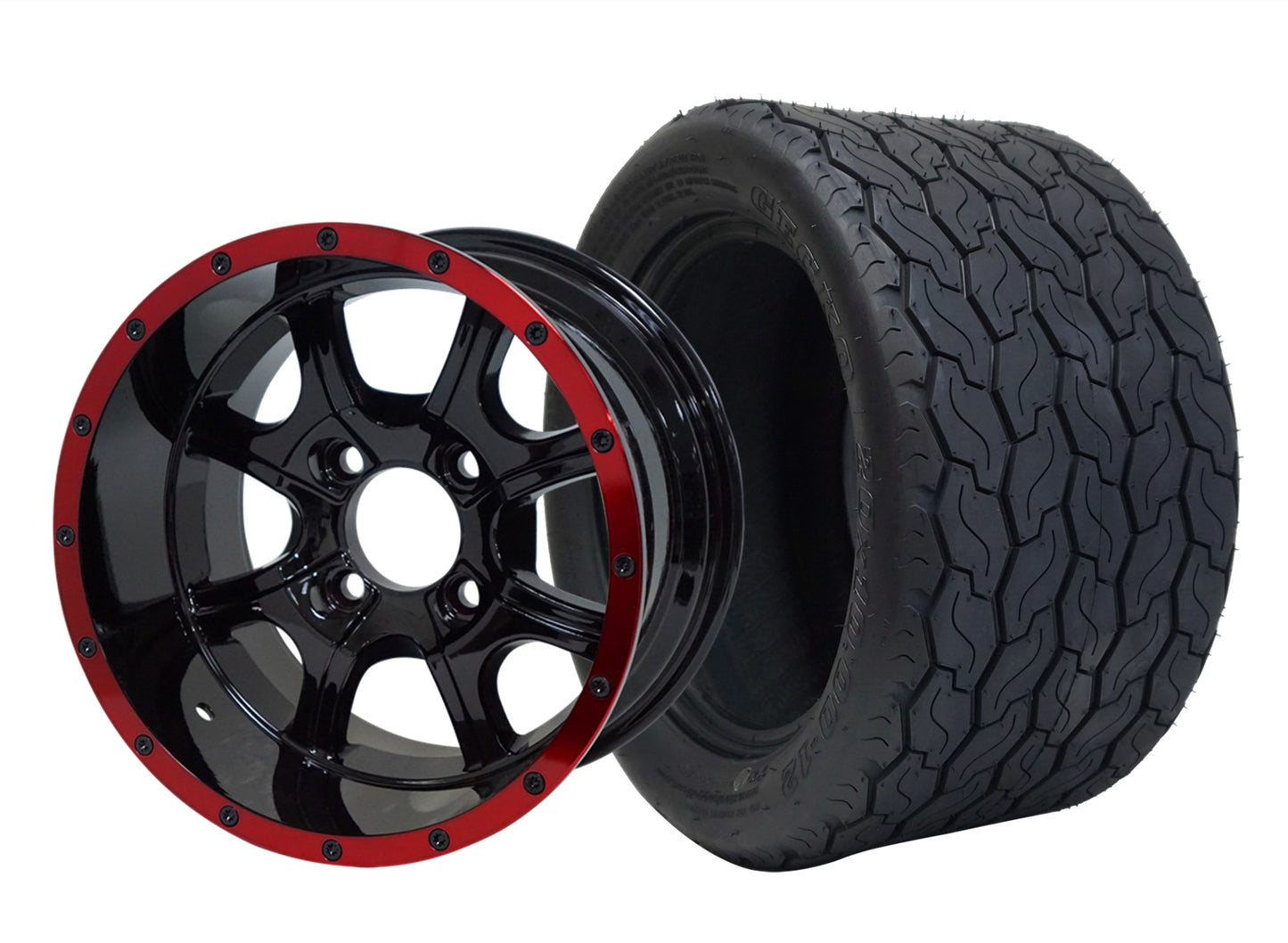 TR1201-WH1223 - 12 inch Night Stalker Red-Blk