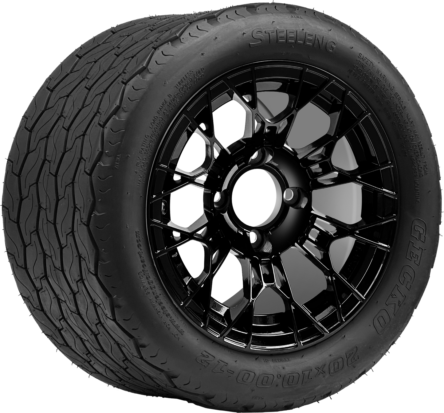 TR1201-WH1274 - 12 inch (BEAST) Tarantula Blk