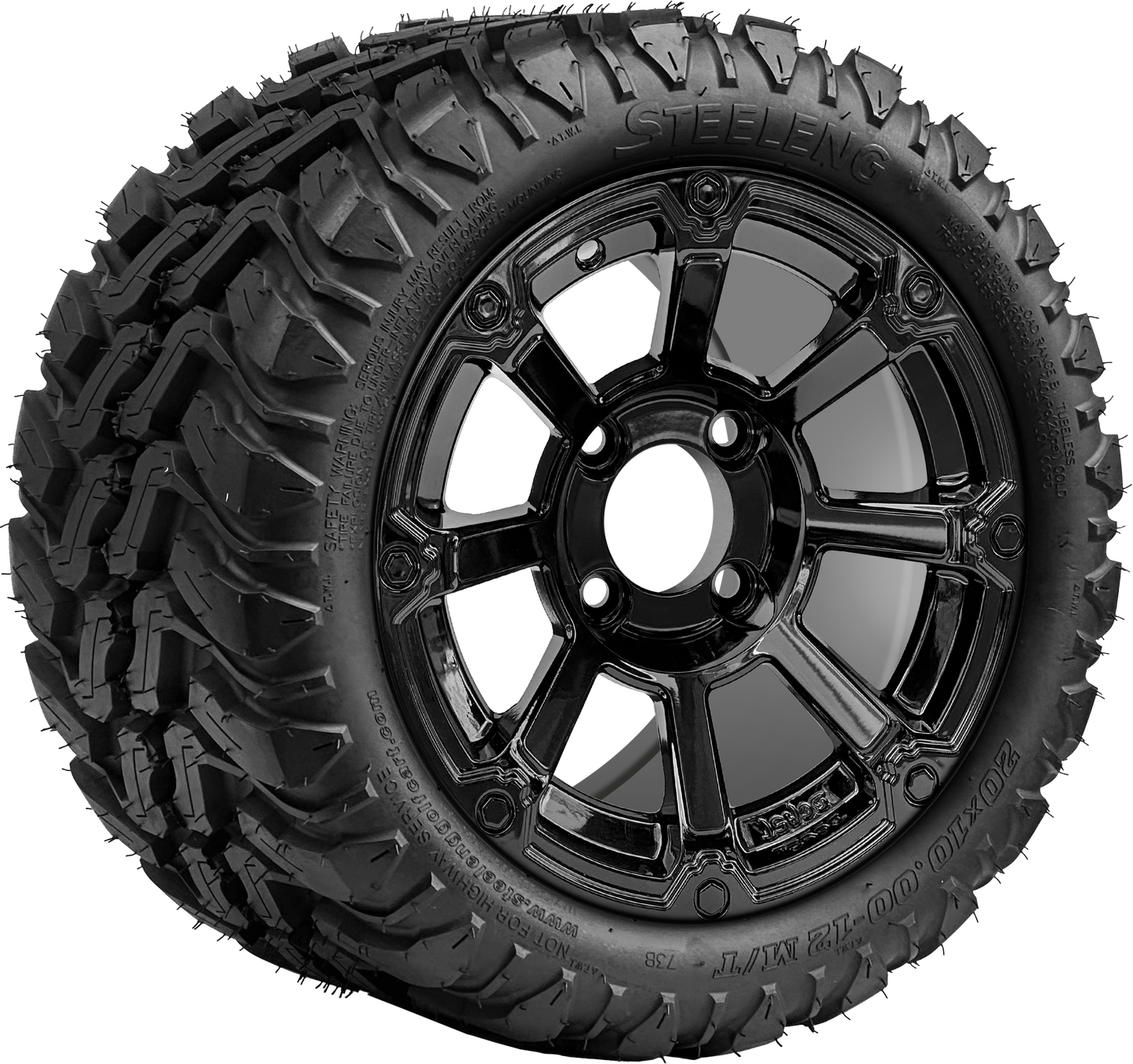 TR1202-WH1261 - 12 inch (BEAST) Cyclops Blk