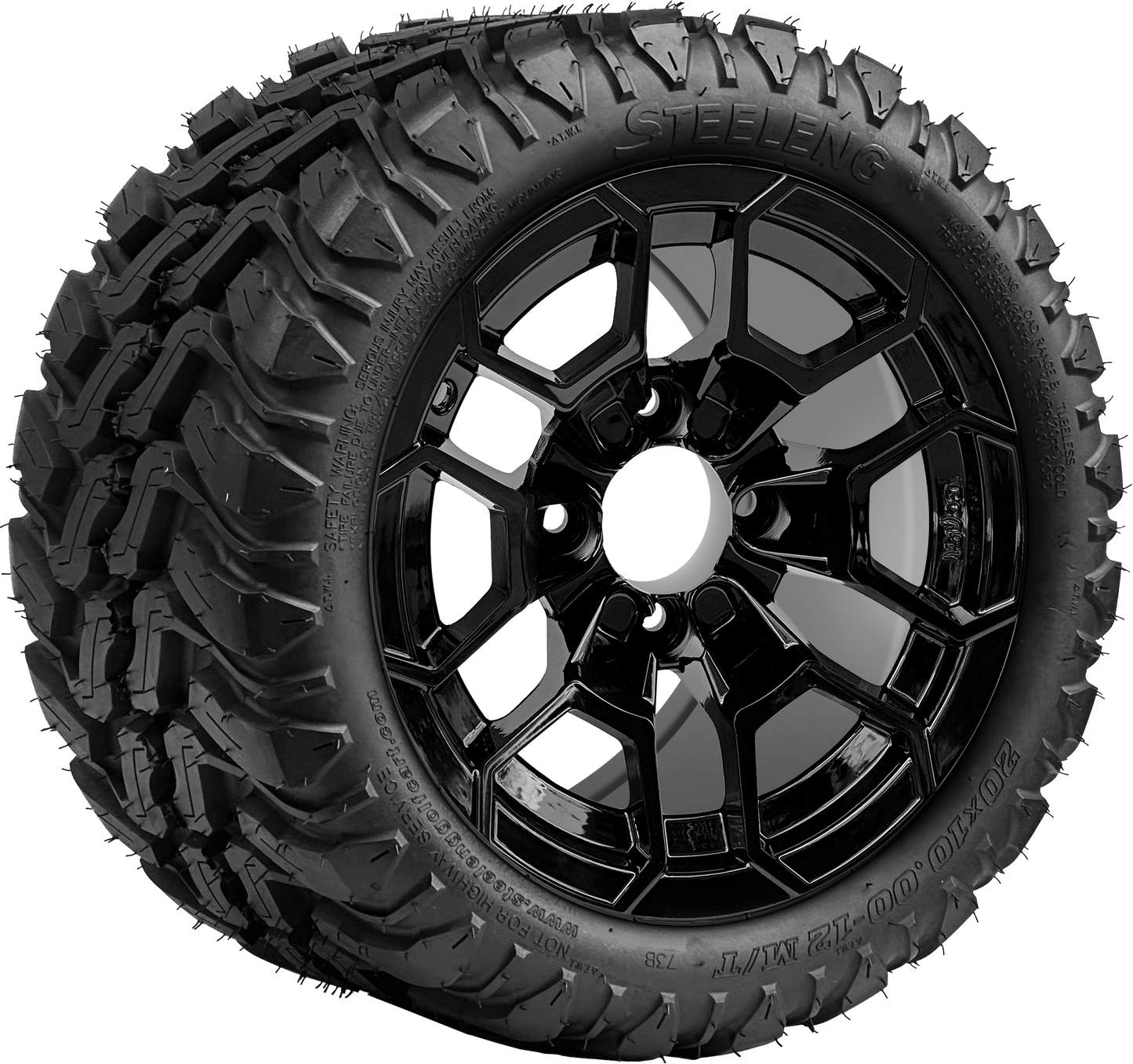 TR1202-WH1272 - 12 inch (BEAST) Talon Blk