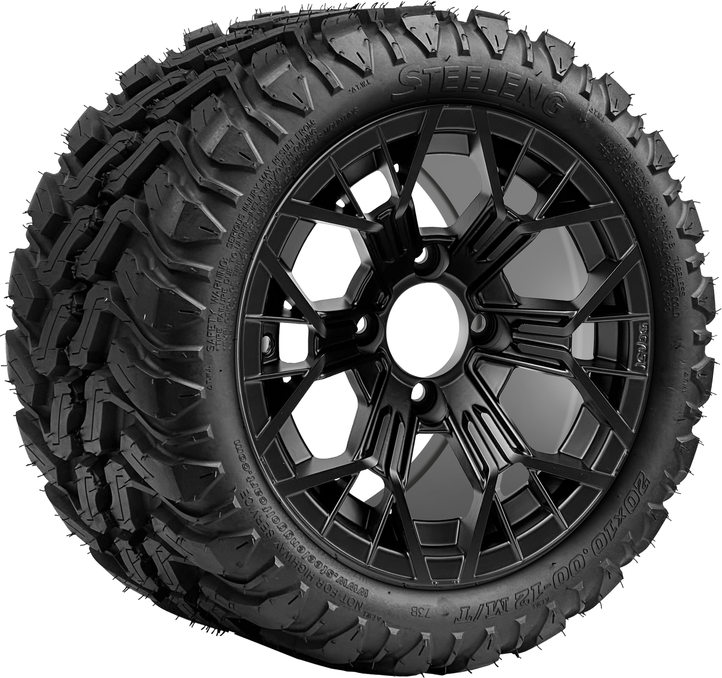 TR1202-WH1276 - 12 inch (BEAST) Mantis Matte Blk