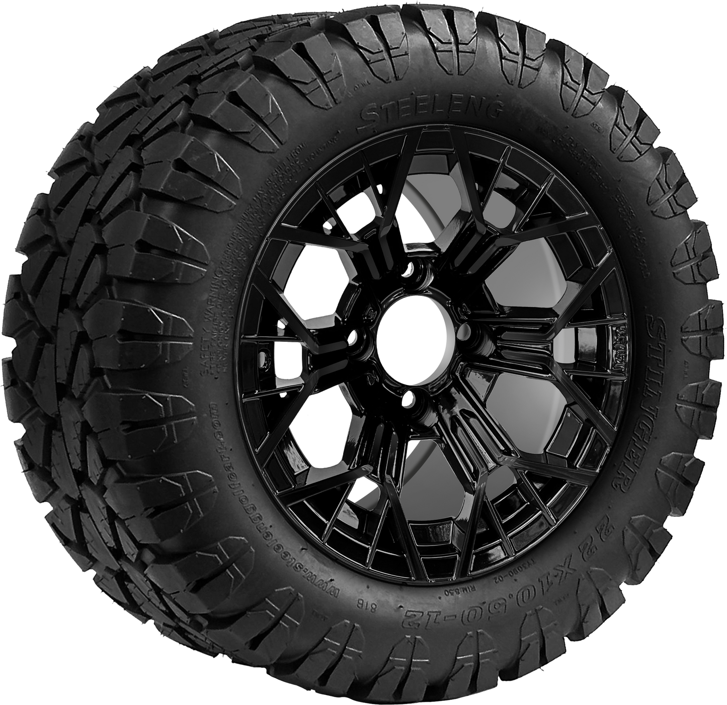 TR1203-WH1268 - 12 inch Mantis Blk