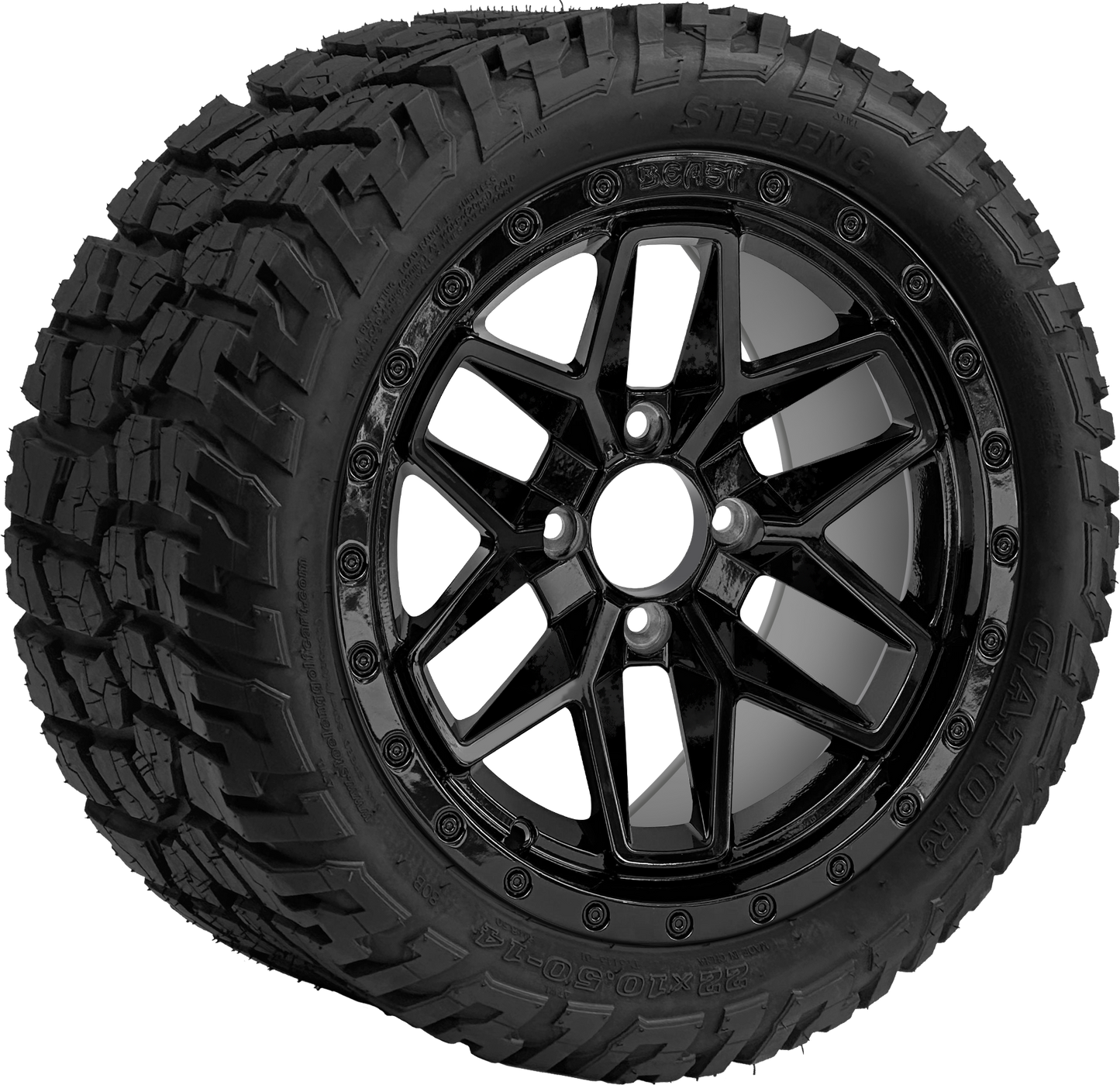 TR1401-WH1430 - 14 inch (BEAST) Widow Blk