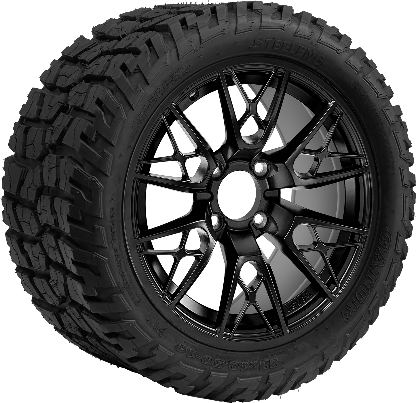 TR1401-WH1441 - 14 inch (BEAST) Saber Tooth Blk