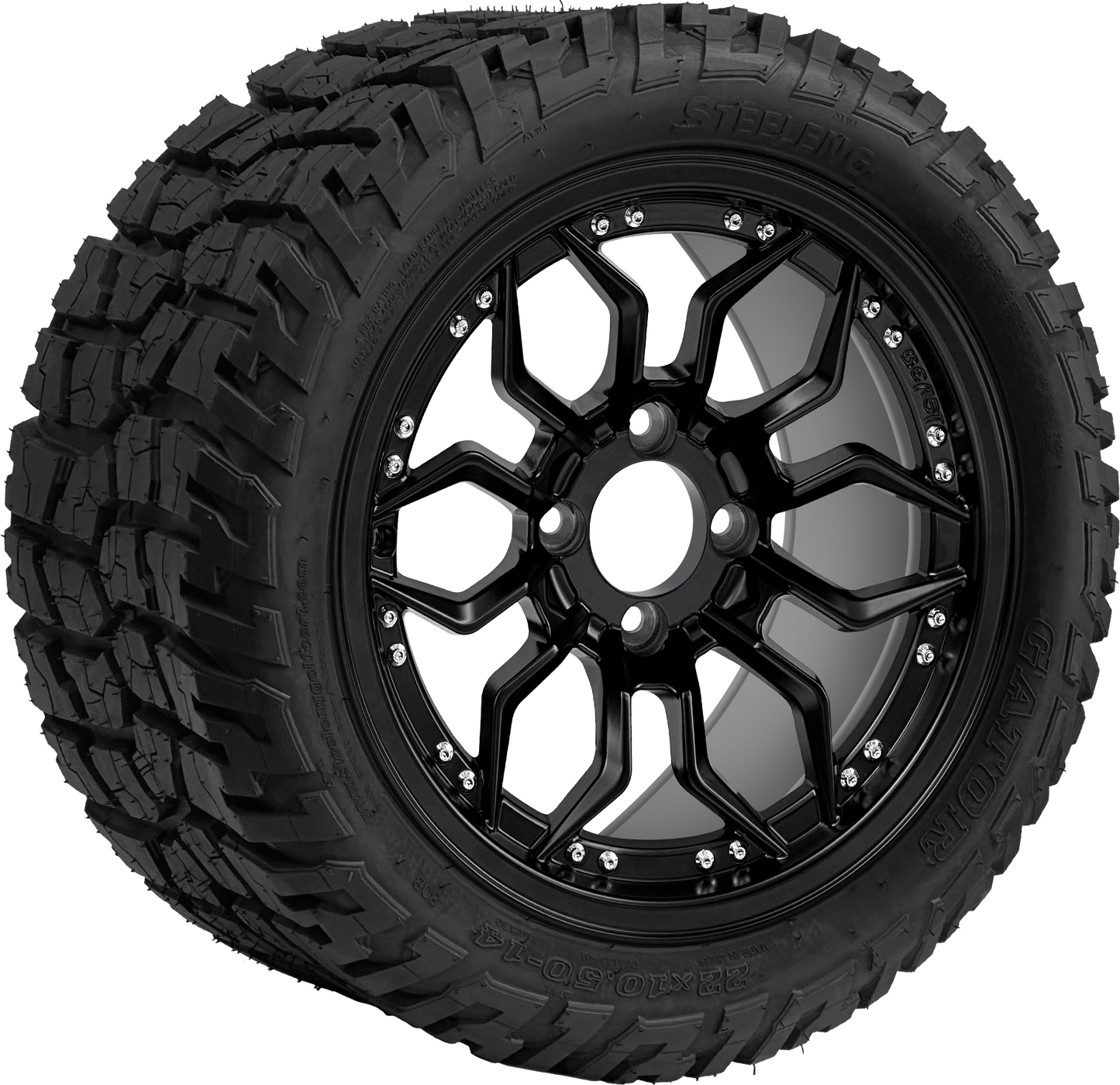 TR1401-WH1445 - 14 inch (BEAST) Scorpion Matte Blk