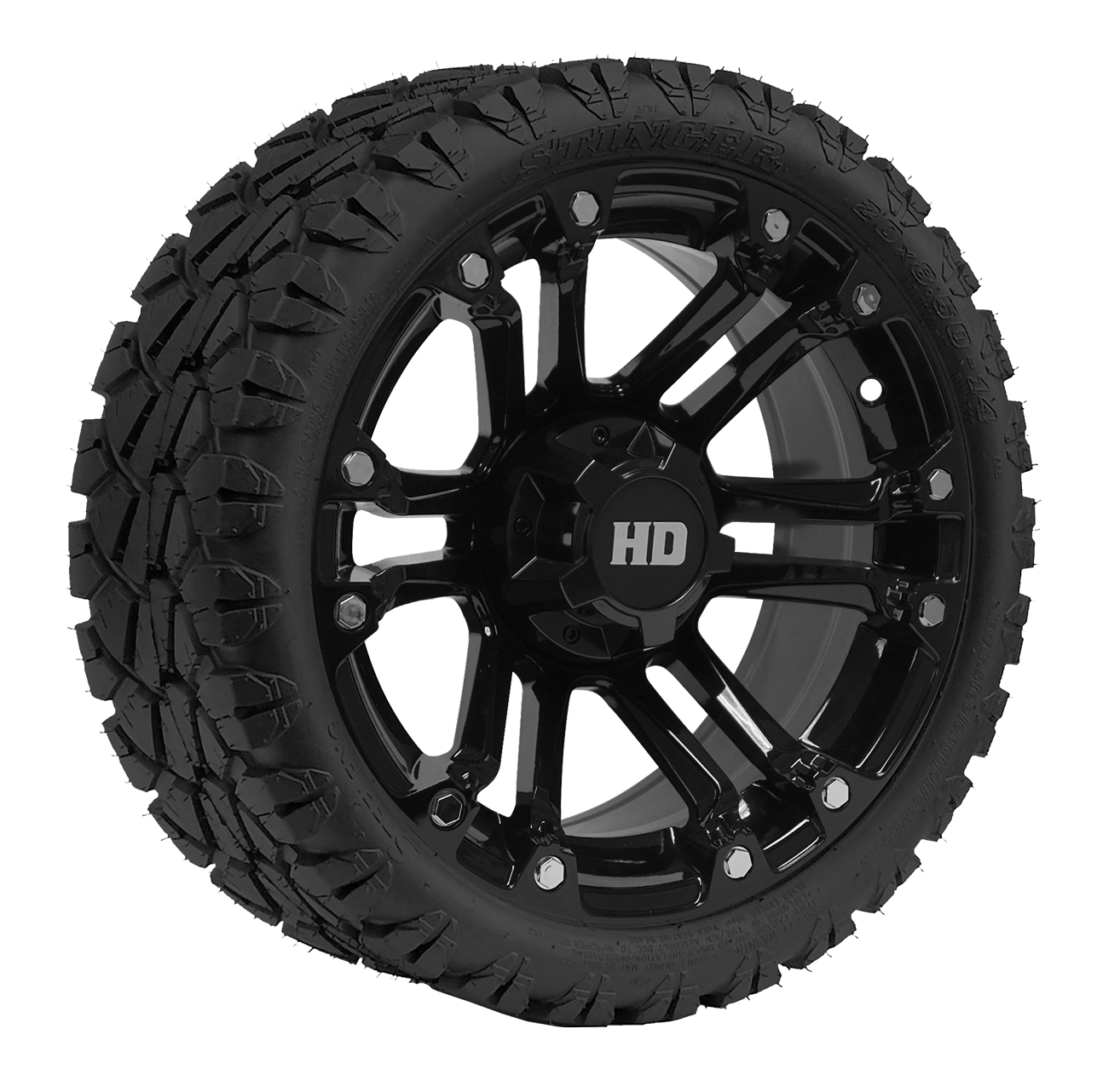 TR1402-WH1423 - 14 inch Rhino Blk