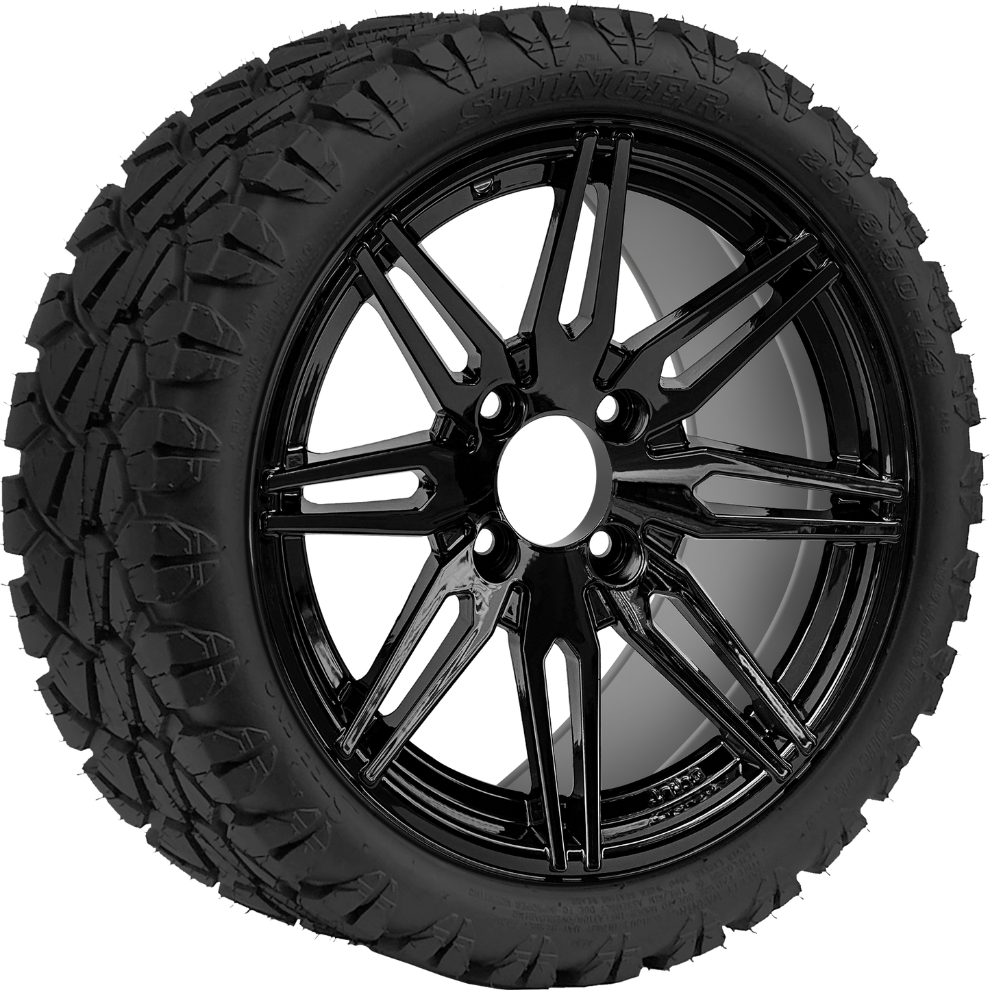 TR1402-WH1437 - 14 inch (BEAST) Lynx Blk