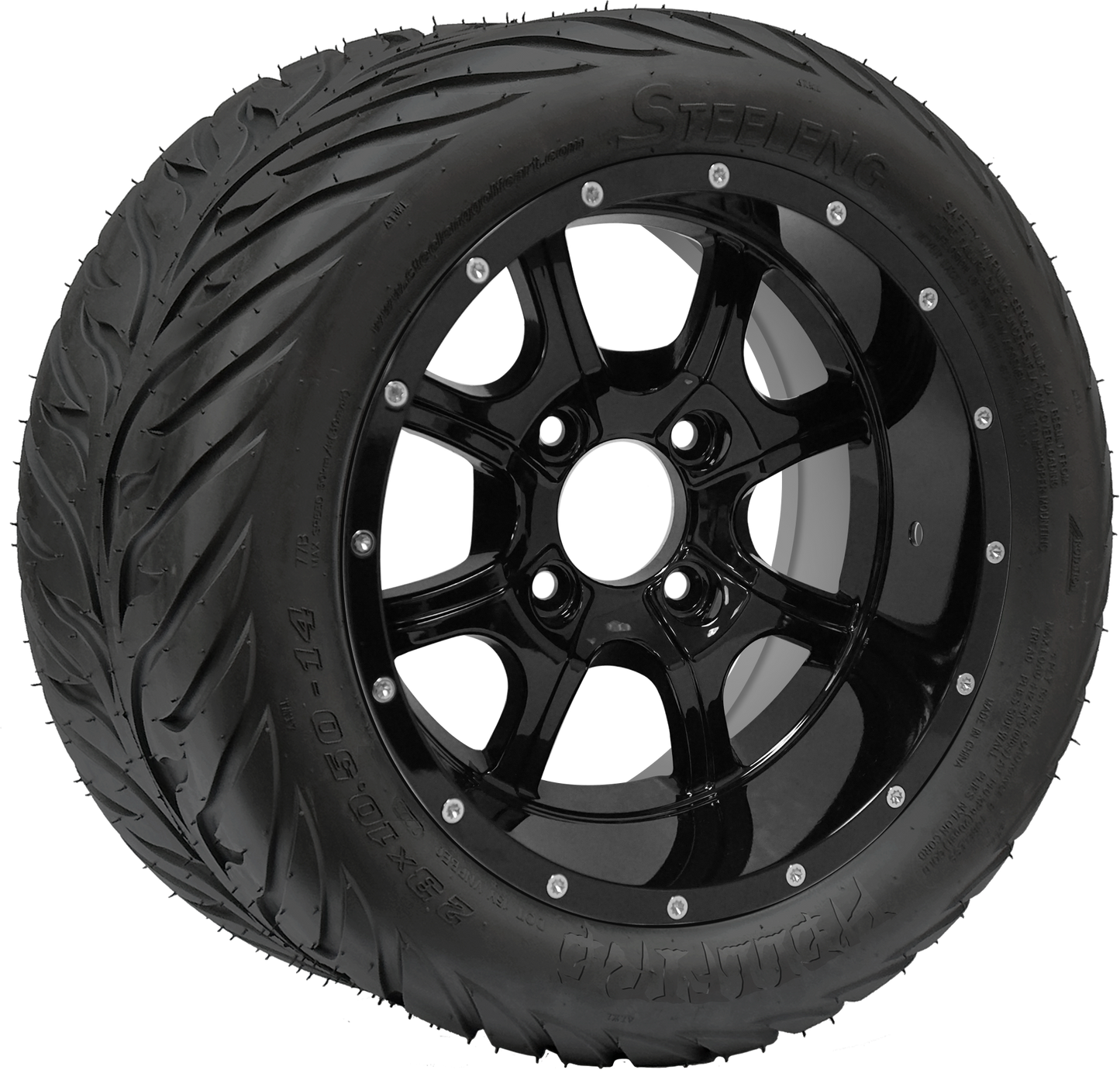 TR1406-WH1403 - 14 inch Night Stalker Blk