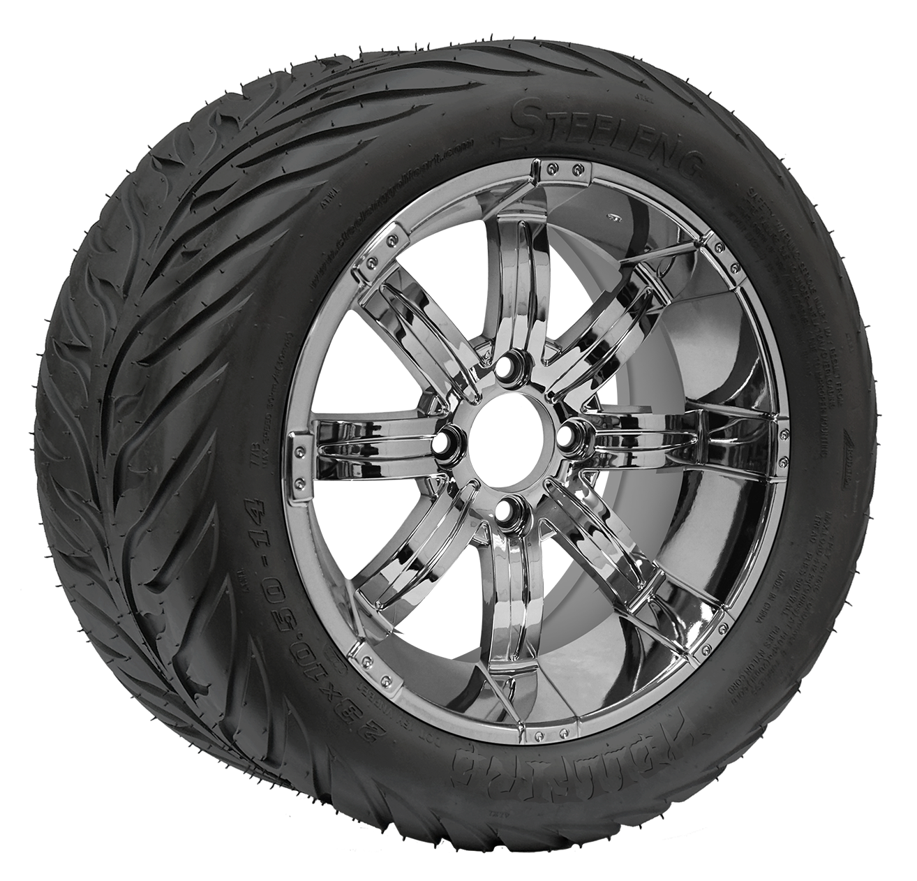 TR1406-WH1408 - 14 inch Tempest Chrome