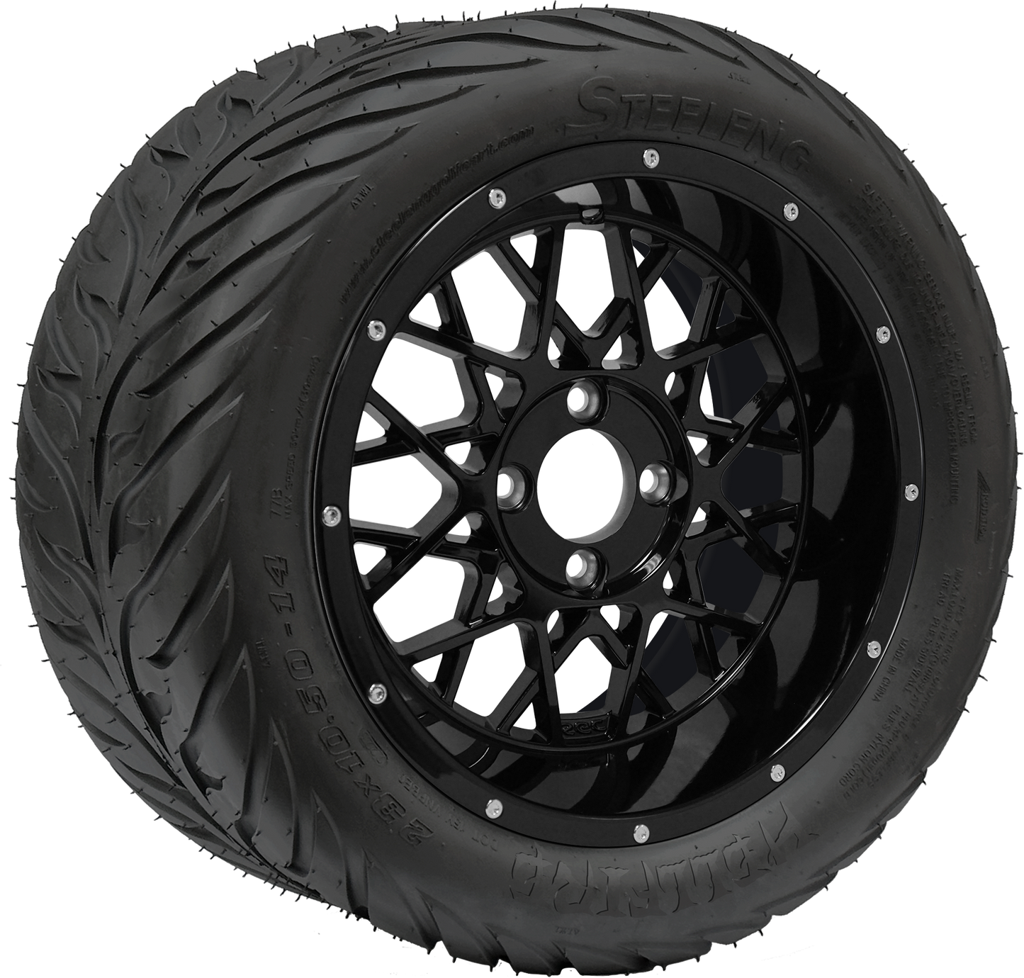 TR1406-WH1420 - 14 inch Venom Blk