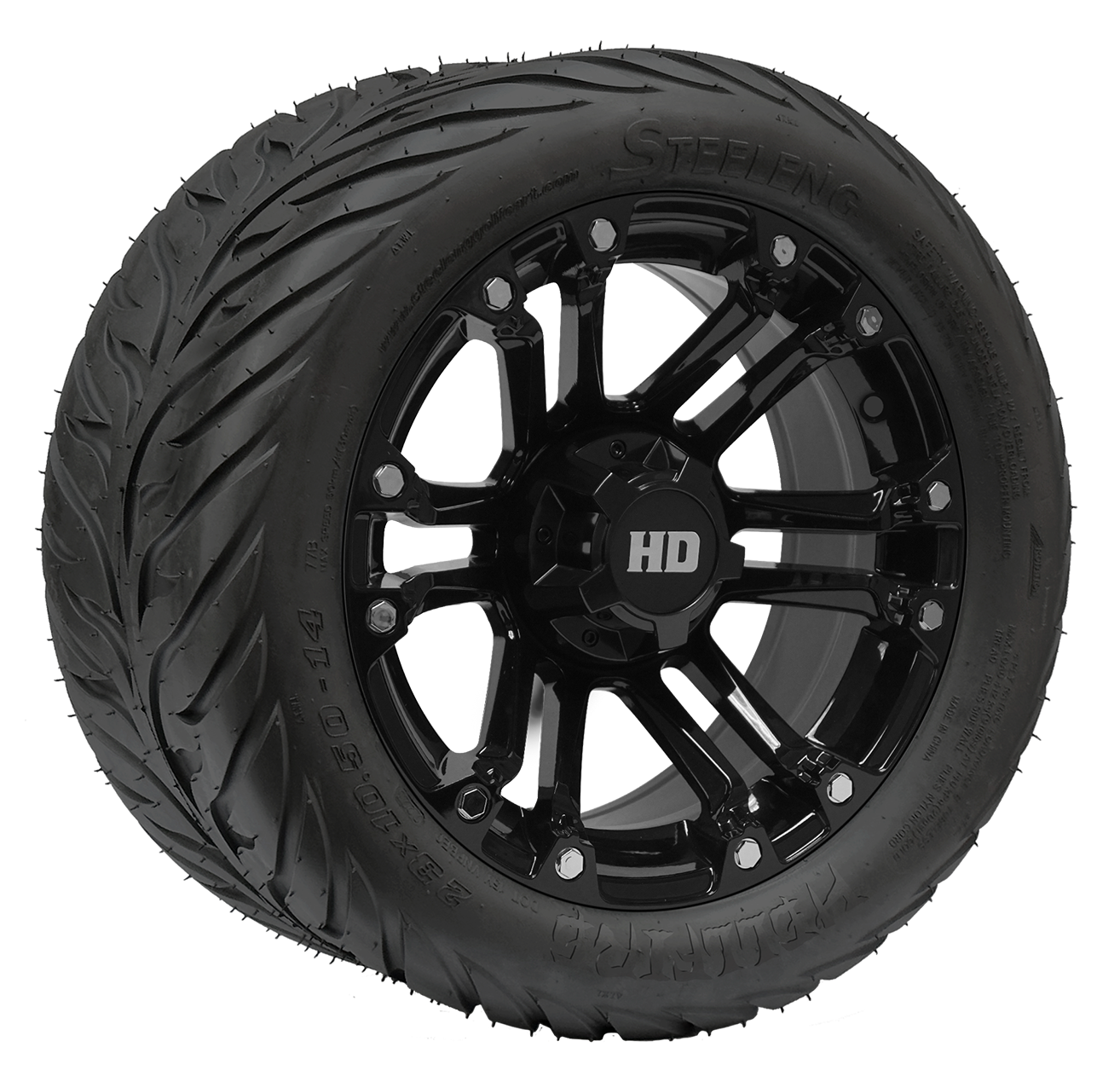 TR1406-WH1423 - 14 inch Rhino Blk