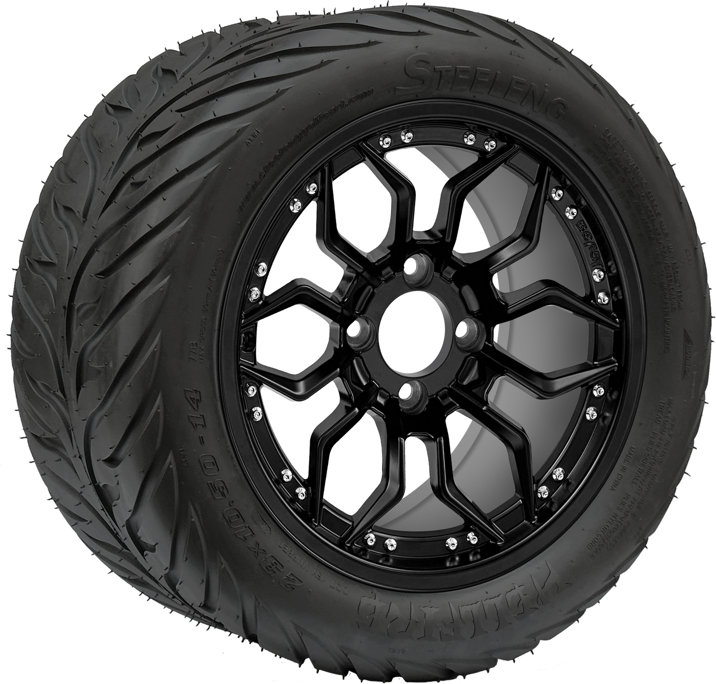 TR1406-WH1445 - 14 inch (BEAST) Scorpion Matte Blk