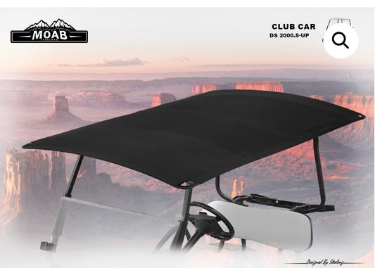 RFDS01 – MOAB Canvas Roof 86” for Club Car DS (2001.5-up) Canopy