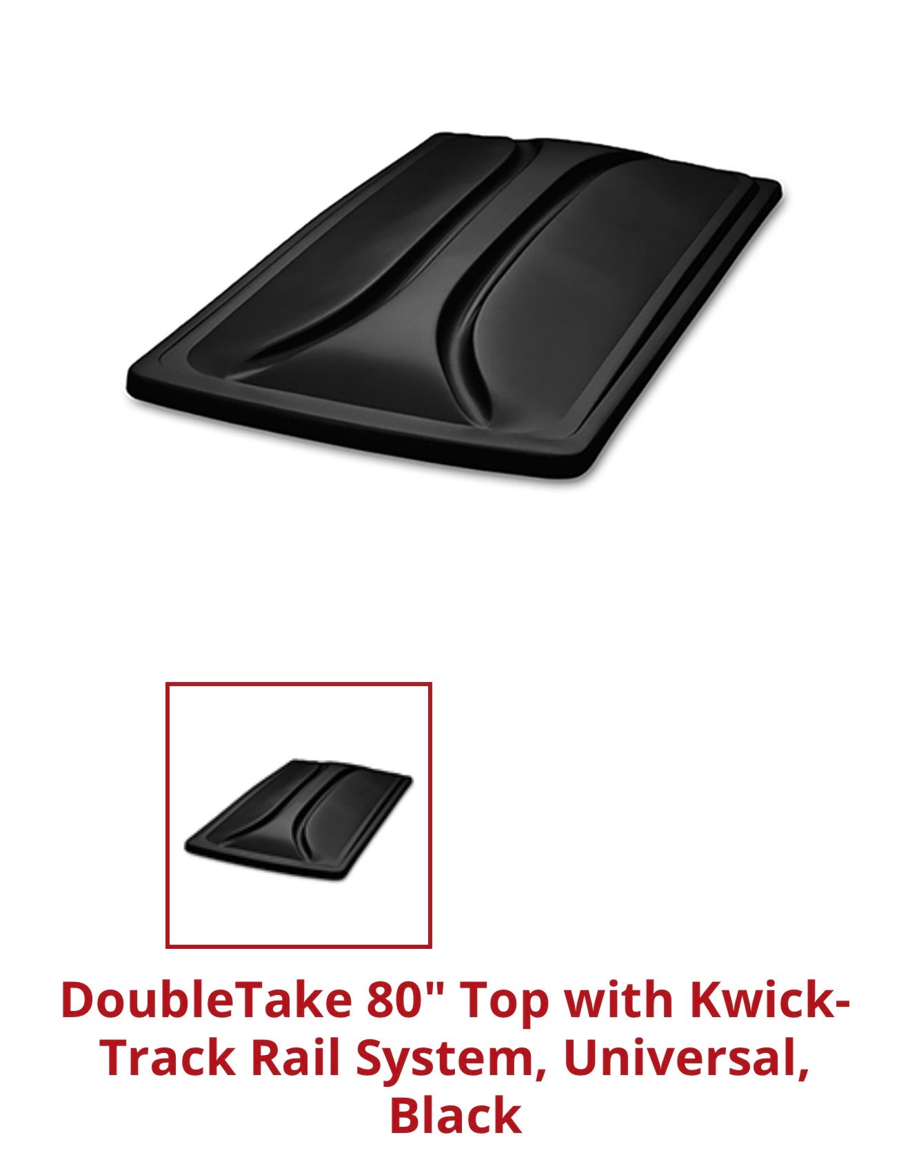 Doubletake 80” Extended Universal Roof Top- Includes Brackets and Rear Supports (Local Pick Up Near Greenville SC Only)