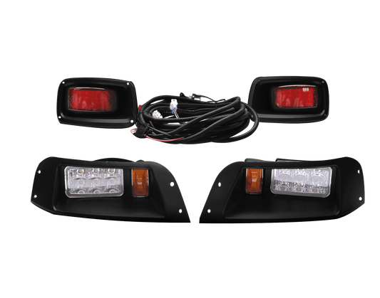 BNDL-LITX01-LIDX02 BNDL-LITX01-LIDX02 – SGC LED Light Kit for EZGO TXT (1996-2013) 12 volt / SGC Deluxe Light Kit (Brake, Horn, Turn signal and Harness)