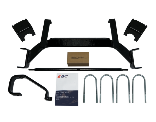 LKTX06 - Lift Kit -6 inch Drop Axle EZGO TXT (2001.5-2008) Gas