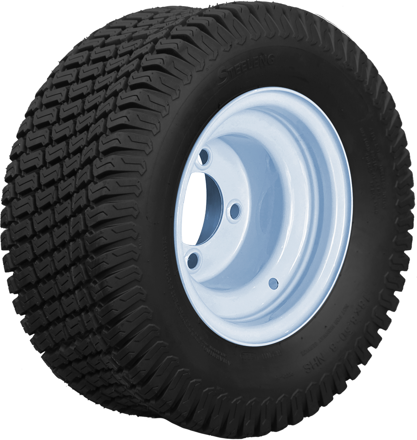 TR0802-SW0802 - 8 inch Steel White