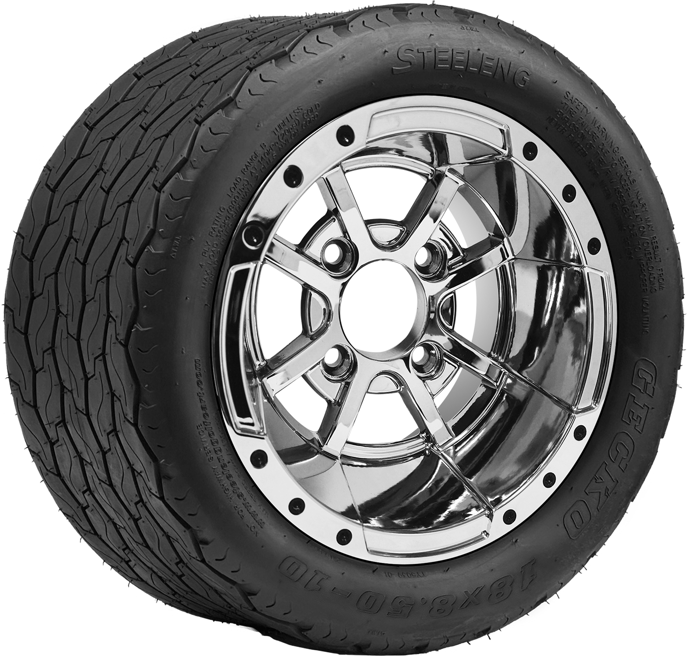 TR1001-WH1013 - 10 inch Storm Trooper Chrome