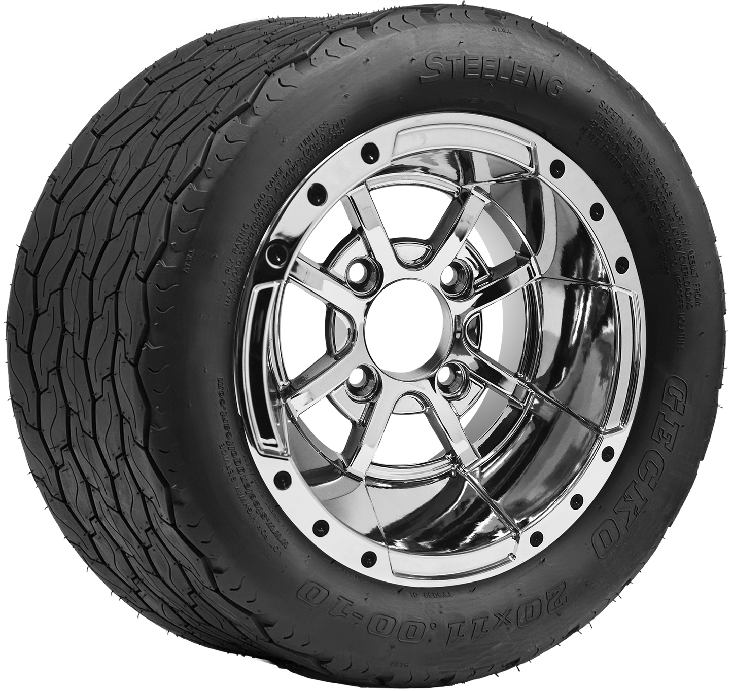 TR1002-WH1013 - 10 inch Storm Trooper Chrome