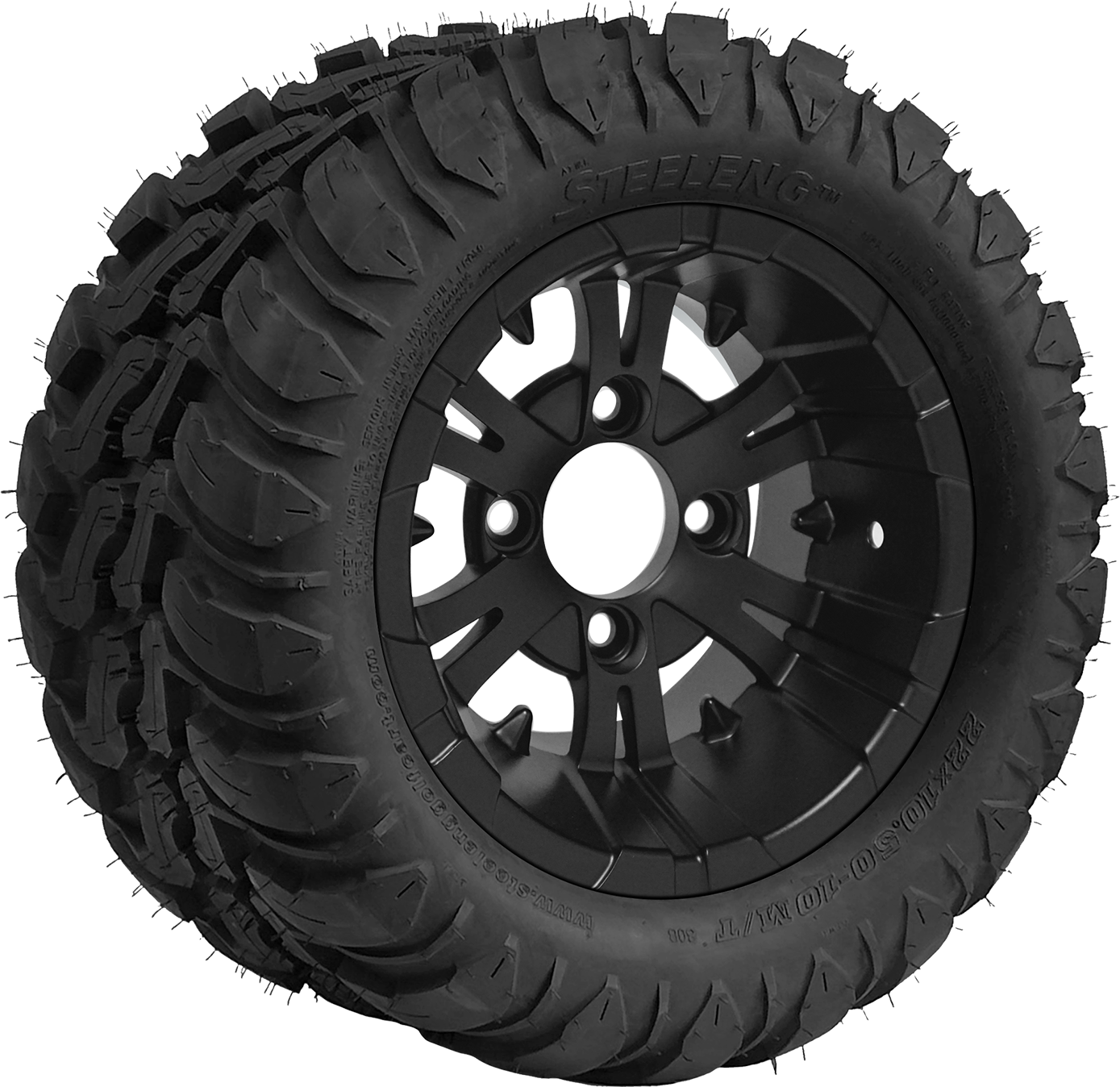 TR1003-WH1023 - 10 inch Vampire Matte Blk