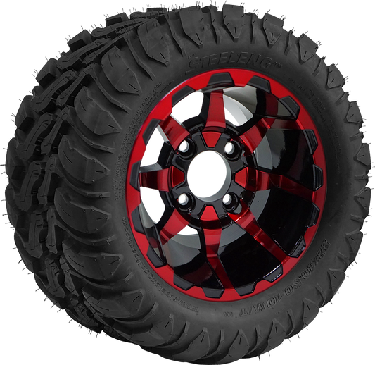 TR1003-WH1026 - 10 inch Vortex Red-Blk