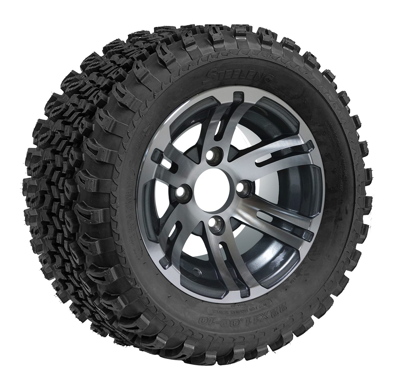 TR1005-WH1003                     10 TIRE-22x11-10 AT  10 BULLDOG-GUNMETAL