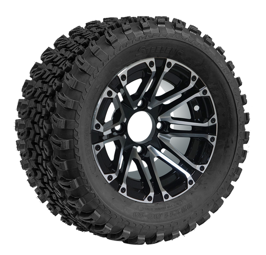 TR1005-WH1006                     10 TIRE-22x11-10 AT  10 LANCER-MACHINED BLACK