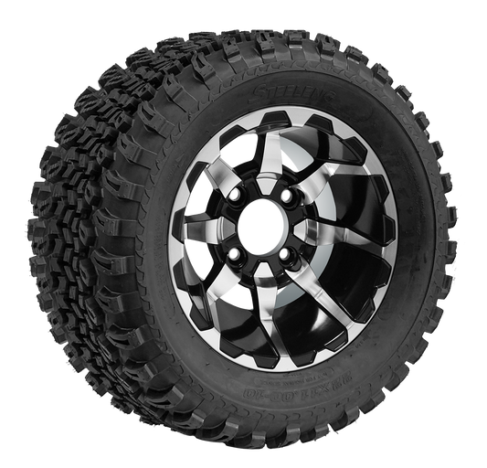 TR1005-WH1025                    10 TIRE-22x11-10 AT  10 VORTEX-MACHINED BLACK