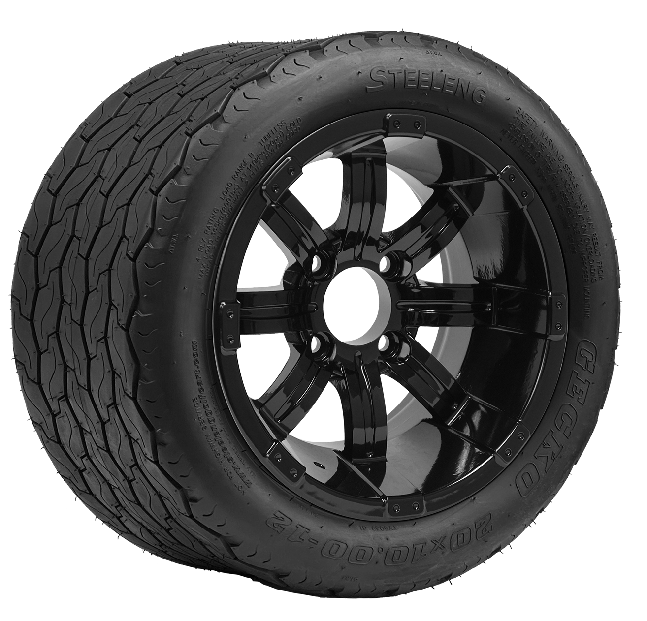 TR1201-WH1232 - 12 inch Tempest Blk