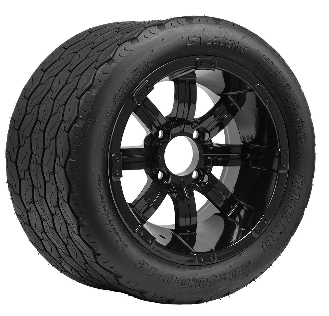 https://dealers.steelenggolfcart.com/wp-content/uploads/2022/03/TR1201-WH1232-SGC-12-Tempest-Glossy-Black-Wheel-Aluminum-Alloy-STEELENG-20x10-12-GECKO-Street-Tire.png