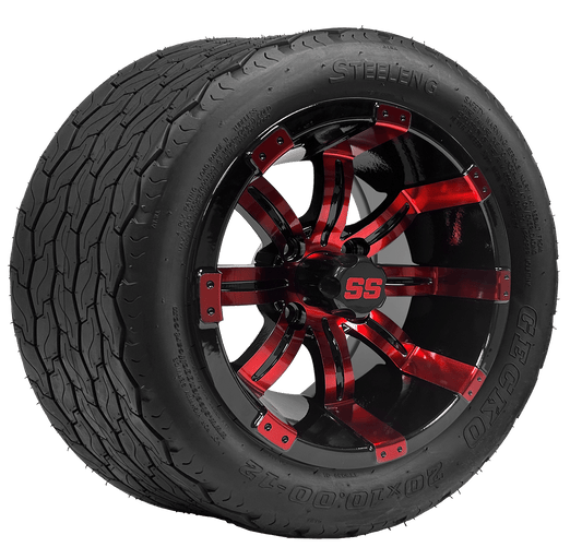 https://dealers.steelenggolfcart.com/wp-content/uploads/2024/08/TR1201-WH1235-SGC-12-Tempest-Red-Black-Wheel-Aluminum-Alloy-STEELENG-20x10-12-GECKO-Street-Tire.png