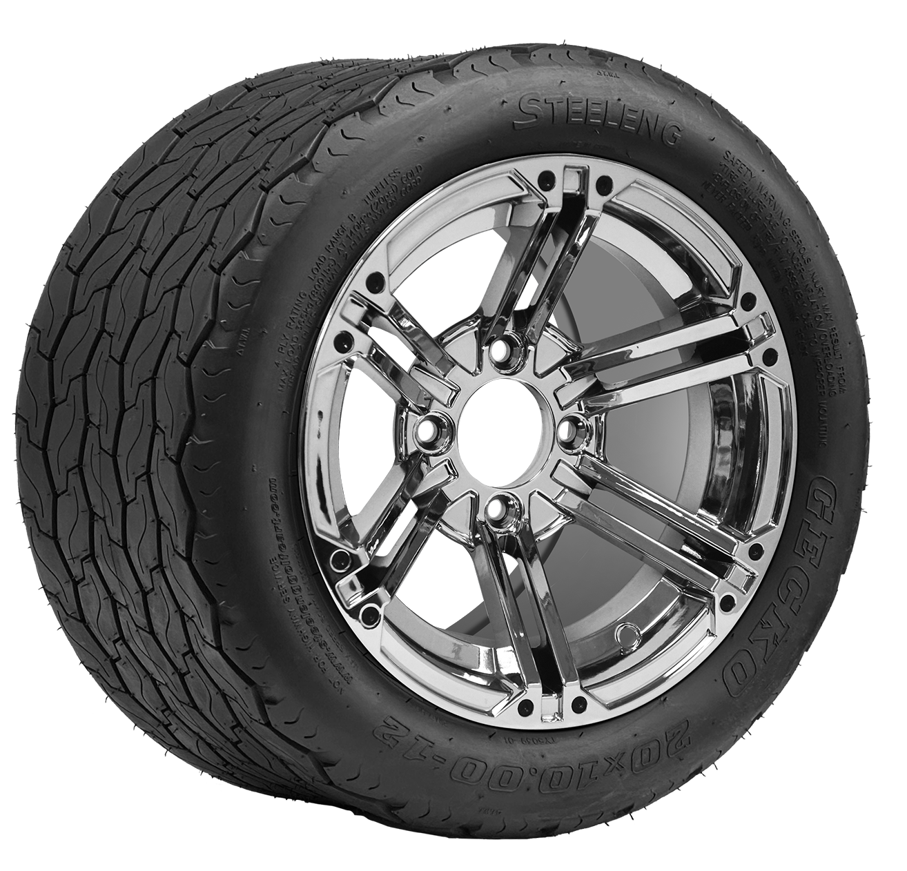 TR1201-WH1237 - 12 inch Terminator Chrome