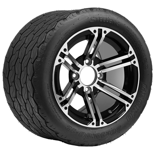https://dealers.steelenggolfcart.com/wp-content/uploads/2022/03/TR1201-WH1239-SGC-12-Terminator-Machined-Black-Wheel-Aluminum-Alloy-STEELENG-20x10-12-GECKO-Street-Tire.png