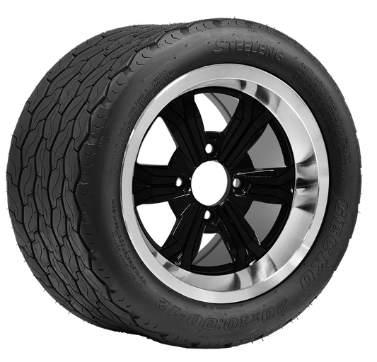 TR1201-WH1241 - 12 inch Transformer Black Spokes