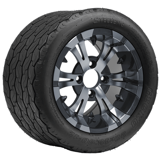 https://dealers.steelenggolfcart.com/wp-content/uploads/2022/03/TR1201-WH1244-SGC-12-Vampire-Machined-Gunmetal-Wheel-Aluminum-Alloy-STEELENG-20x10-12-GECKO-Street-Tire.png