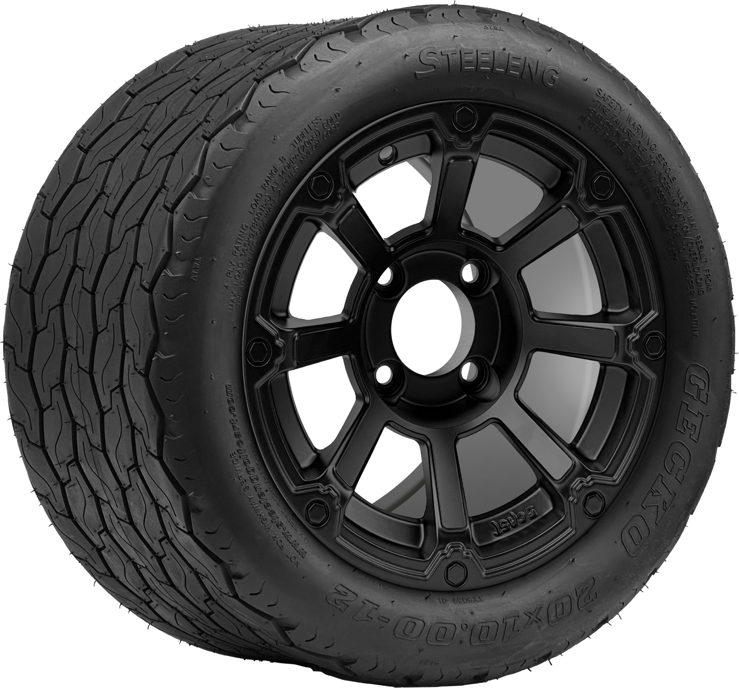 TR1201-WH1262 - 12 inch (BEAST) Cyclops Matte Blk