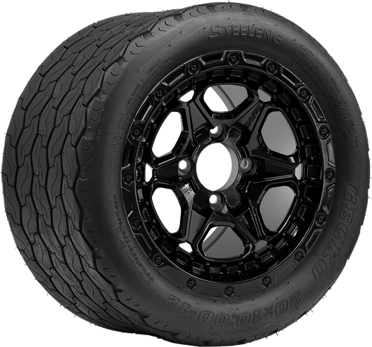 TR1201-WH1264 - 12 inch (BEAST) Grizzly Blk