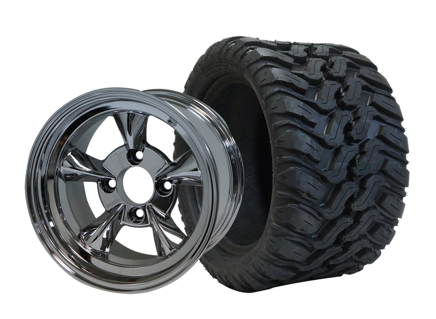 TR1202-WH1207 - 12 inch God Father Chrome