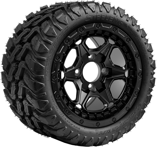 TR1202-WH1265 - 12 inch (BEAST) Grizzly Matte Blk