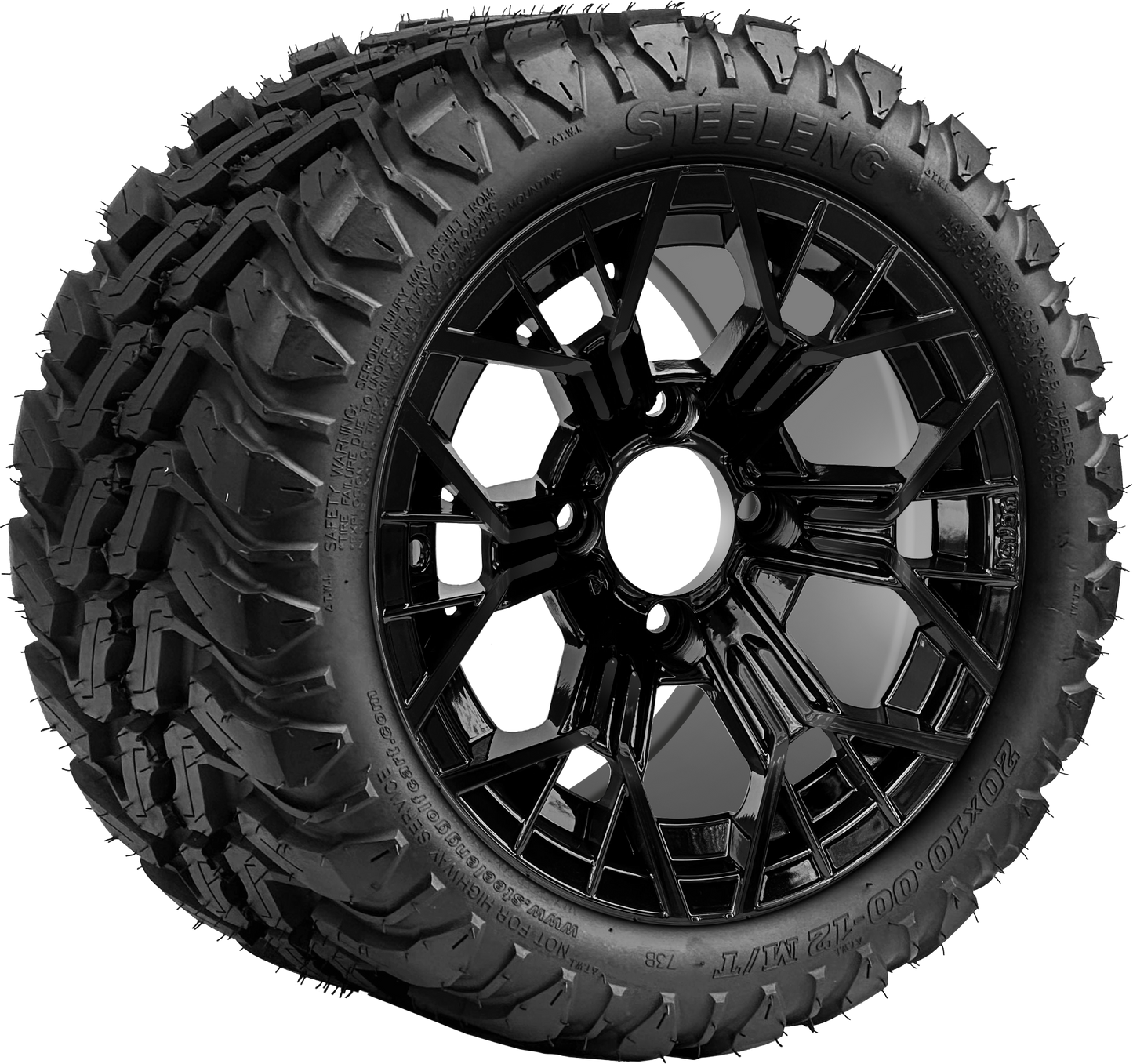 TR1202-WH1268 - 12 inch (BEAST) Mantis Blk