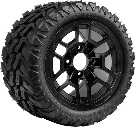 TR1202-WH1273 - 12 inch (BEAST) Talon Matte Blk