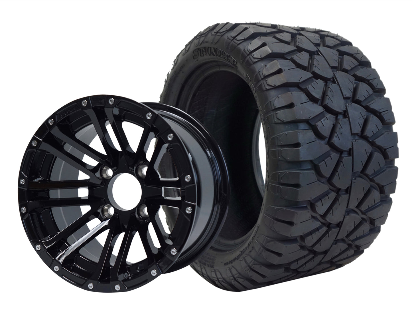 TR1203-WH1255 - 12 inch Lancer Blk