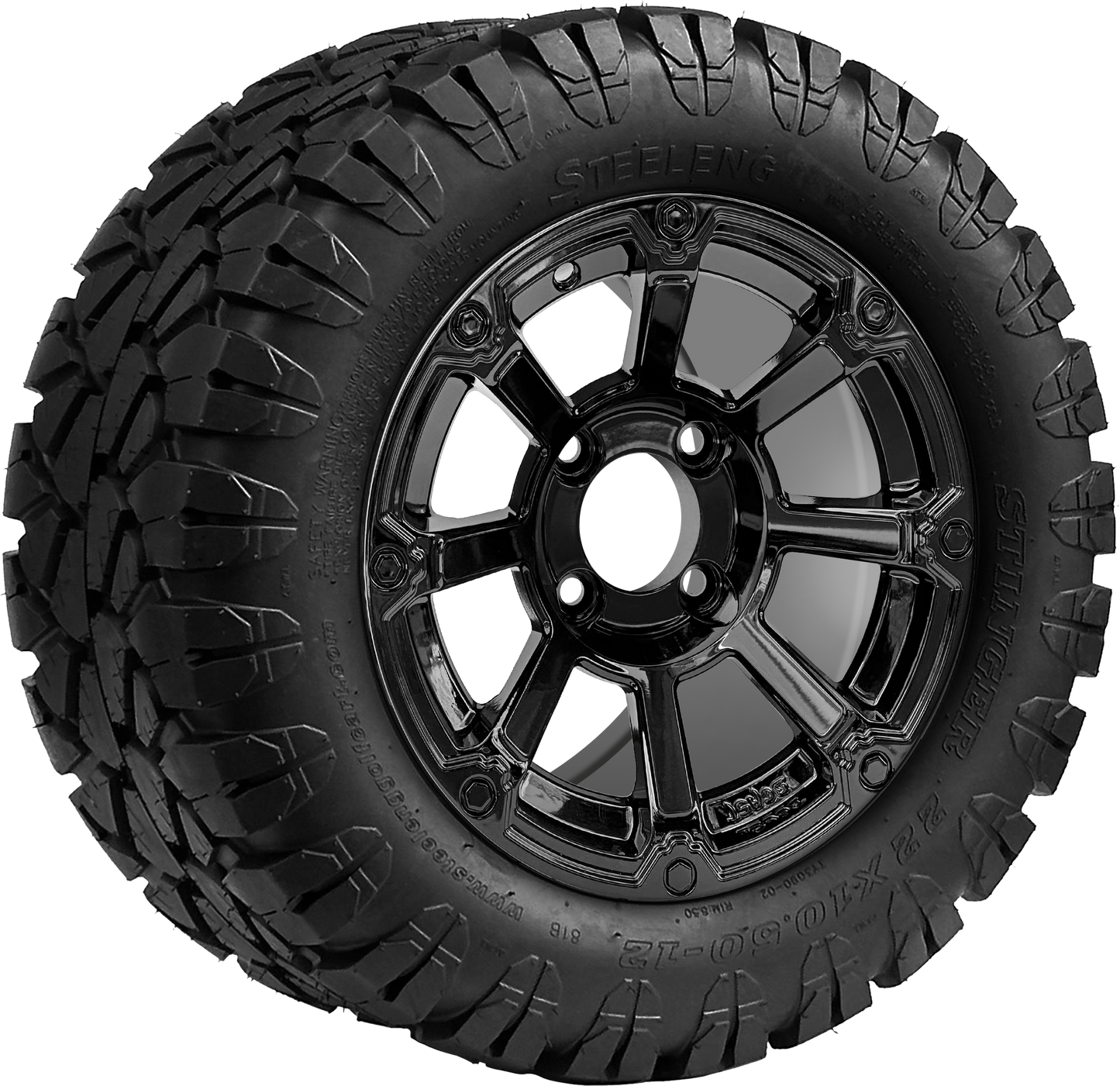 TR1203-WH1261 - 12 inch (BEAST) Cyclops Blk