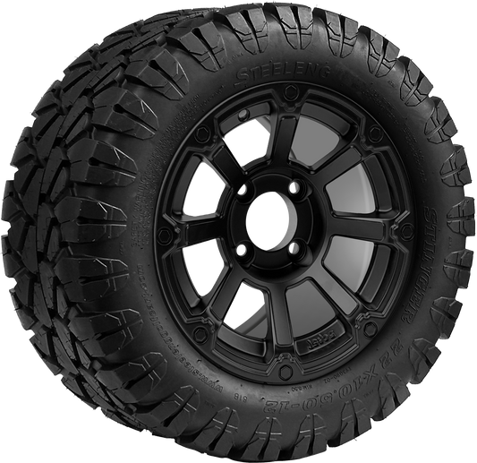 TR1203-WH1262 - 12 inch (BEAST) Cyclops Matte Blk