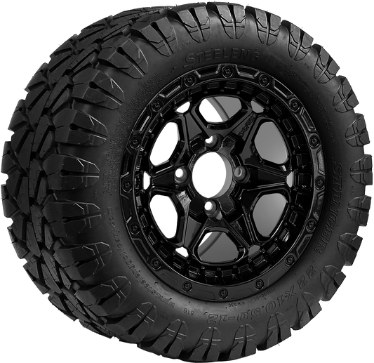 TR1203-WH1264 - 12 inch (BEAST) Grizzly Blk