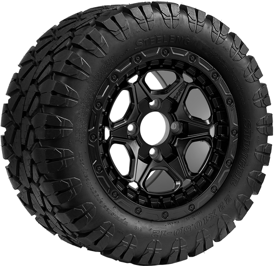 TR1203-WH1265 - 12 inch (BEAST) Grizzly Matte Blk