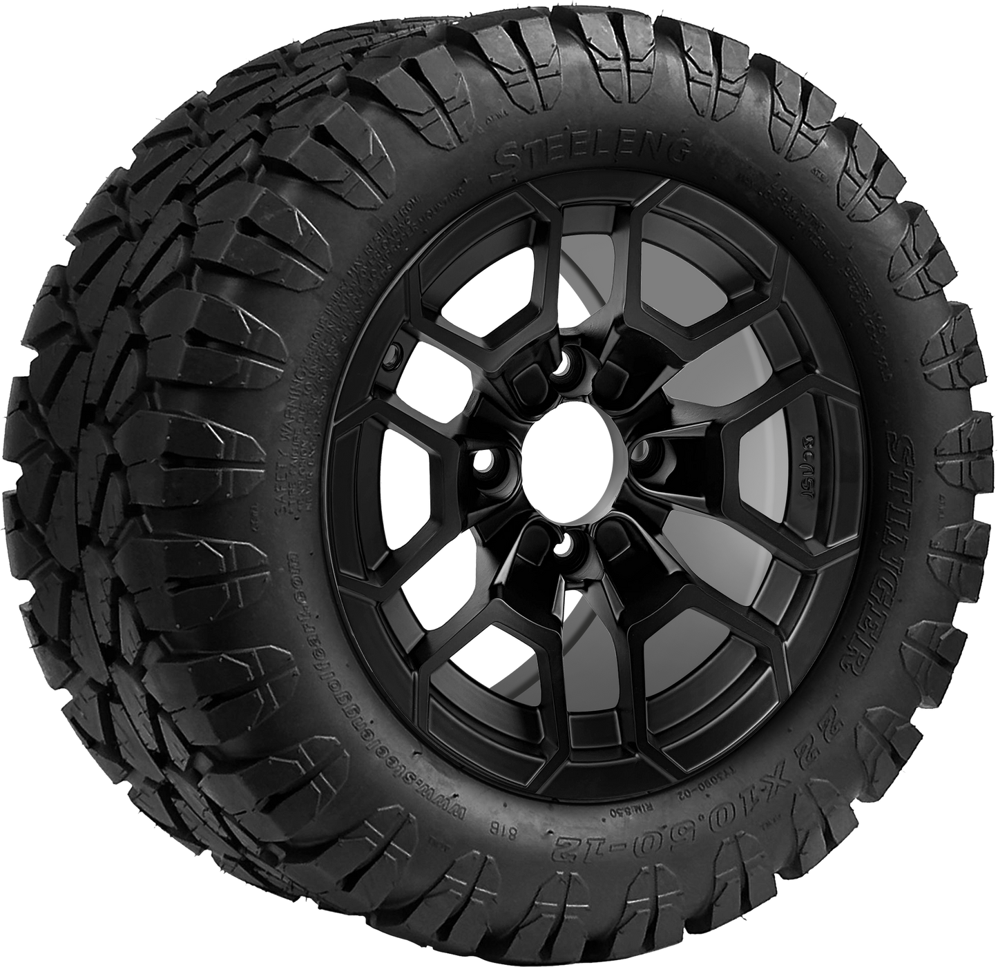 TR1203-WH1273 - 12 inch Talon Matte Blk