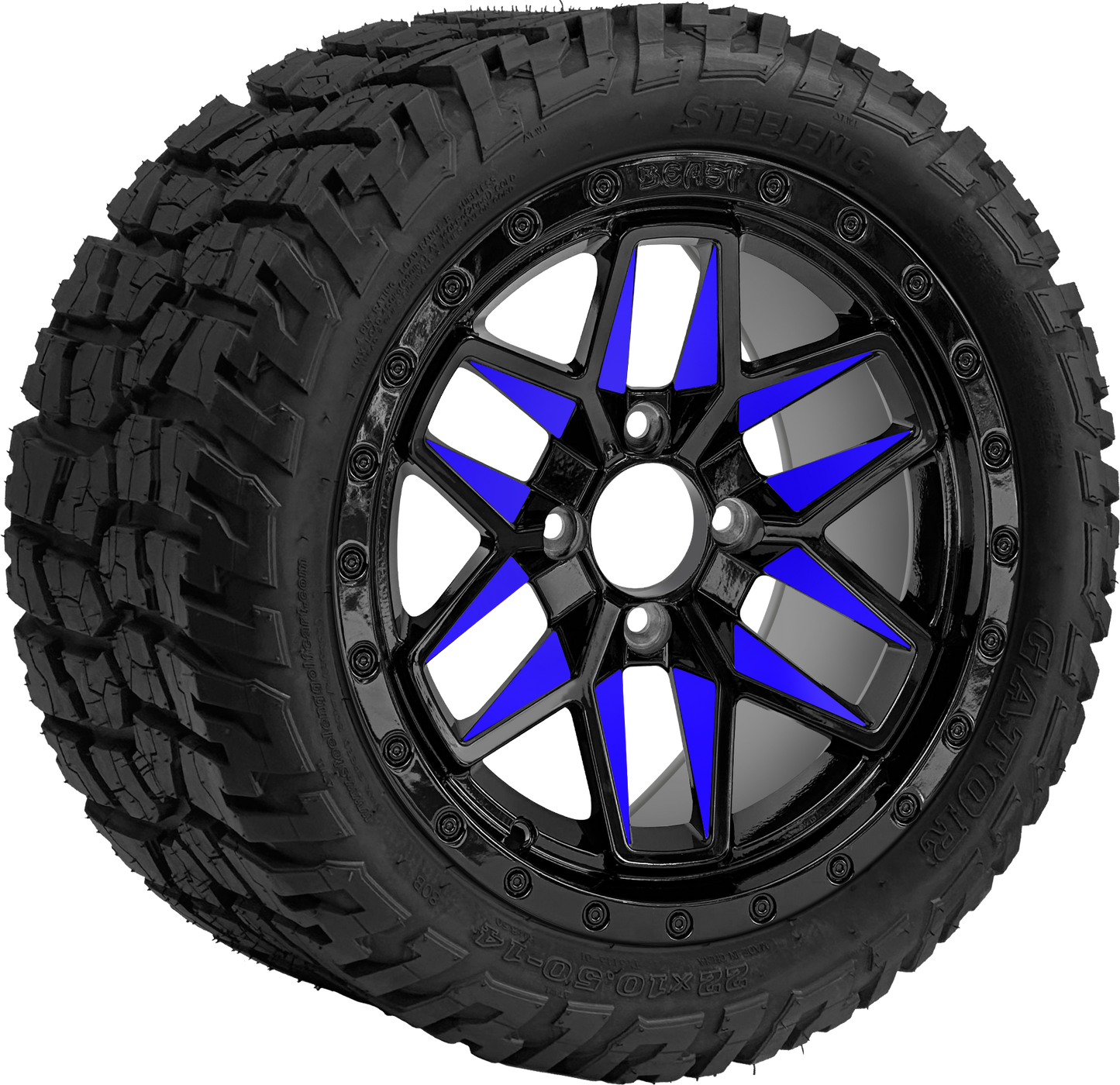TR1401-WH1432 - 14 inch (BEAST) Widow Blue